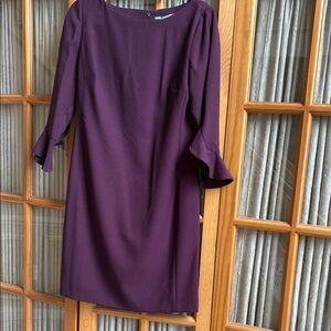 Elegant Plum Women's Dress